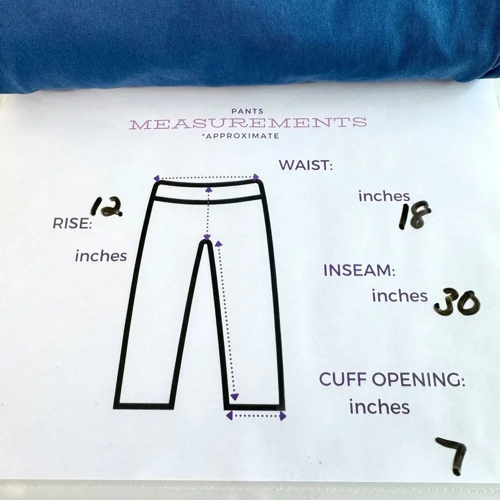 Taylrd brand size